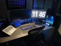 The desk setup